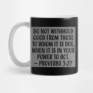 7Sparrows Proverbs 3:27 Mug